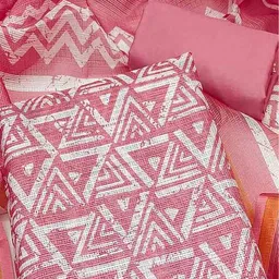 nyrika Women Geometric Printed Unstitched Dress Material image 2