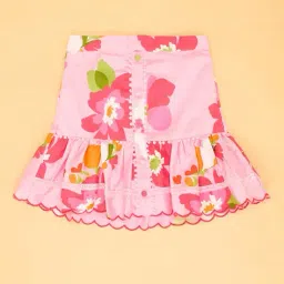 pantaloons junior Girls Flared Skirt with Flap Pockets image 2