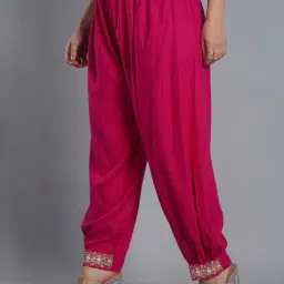 letsdressup Women Floral Print Salwar with Elasticated Waist  image 2