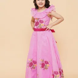 bitiya by bhama Girls Embroidery Dress image 2