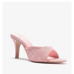 pair-ie tales Women Open-Toe Stilettos with Stitch Detail image 2