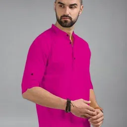 neonomad Men Slim Fit Short Kurta image 2
