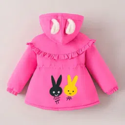 hopscotch Girls Hooded Puffer Jacket image 2