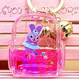 gopalvilla Crystal Bottle Sanrio Doll Keychain With Silicone Belt image 2