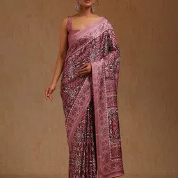 soch Women Printed Saree with Blouse Piece image 2