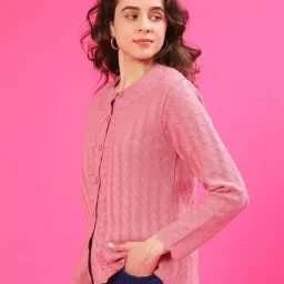 v-mart Women Round-Neck Button-Down Cardigan image 2