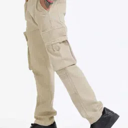 italian colony Men Straight Fit Cargo Pants image 2