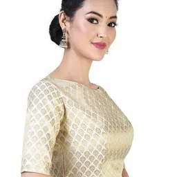 studio shringaar Women Floral Pattern Back-Open Blouse image 2