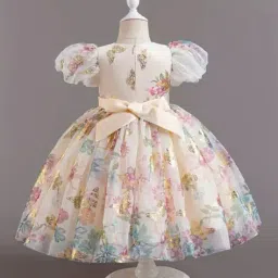 styleconnect Girls Block Print A-line Dress image 2