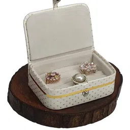 atorakushon Pack Of 4 Jewellery Storage Box Ring Earring Travelling Organisers Case image 2