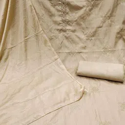 kritva fashion Women Embroidered 3-Piece Unstitched Dress Material image 2