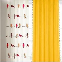 urban space Pack of 4 Printed Curtains with Eyelets image 2