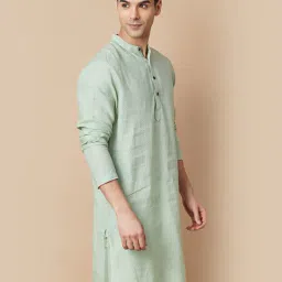 melange by lifestyle Men Long Kurta image 2