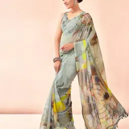 svaraa Women Saree with Blouse Piece image 2