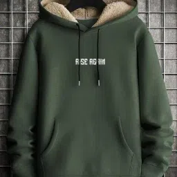 togs & terre Men Regular Fit Graphic Print Hoodie image 2