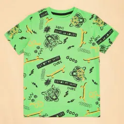 pantaloons junior Boys Regular Fit Cotton T-shirt    image 2