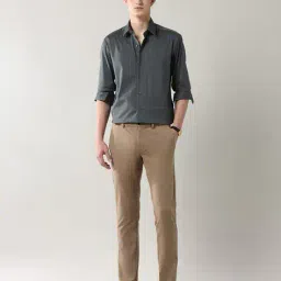 arrow newyork Men Striped Slim Fit Shirt with Spread Collar image 2