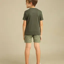 u.s. polo assn. Boys Graphic Print Regular Fit Round-Neck T-Shirt image 2