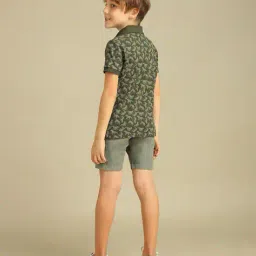 u.s. polo assn. Boys Graphic Print Regular Fit Polo T-Shirt image 2