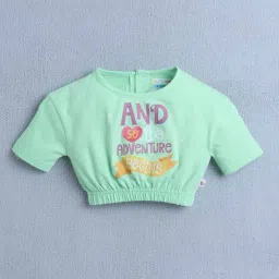 bumzee Girls Graphic Printed Pants with Top image 2