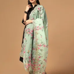 svaraa Women Embroidered Dupatta image 2