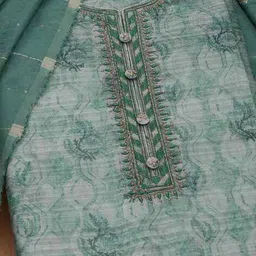 soch  Women Floral Unstitched Dress Material image 2