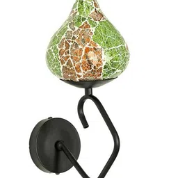 afast Vintage Handpainted Wall Lamp with Shade image 2