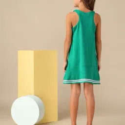 u.s. polo assn. Girls Typographic A-line Dress image 2