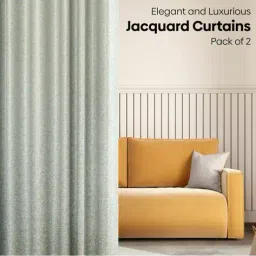 haus & kinder Pack of 2 Window Curtains with Eyelets image 2