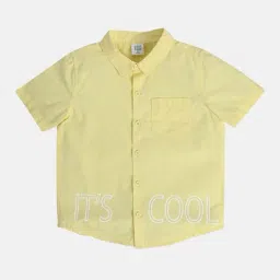 miniklub Boys Regular Fit Shirt with Patch Pocket image 2