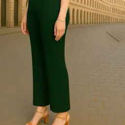 leia Women Relaxed Fit Pleat-Front Trousers image 2