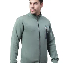 cantabil Typographic Print Zip-Front Sweatshirt image 2