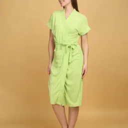 creeva Women Micro Terry Bathrobe image 2