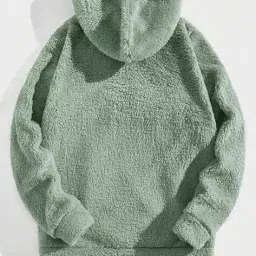 poshax Men Typographic Print Relaxed Fit Hoodie image 2