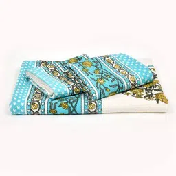 mafatlal Floral Print Bath Towel with Hand Towels image 2