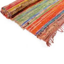 handicraft-palace Cotton Dyed Reversible Chindi Rug image 2