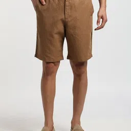 proearth by azorte Cotton Linen Blend Shorts image 2