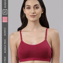 dollar missy Pack of 2 Full-Coverage Non-Padded Beginner's Bras image 2