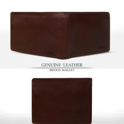 mandava Men Genuine Leather Bi-Fold Wallet image 2