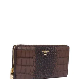 da milano Genuine Leather Zip-Around Wallet image 2