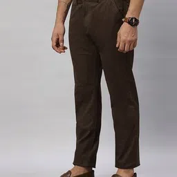 fashion world Men Slim Fit Trousers image 2