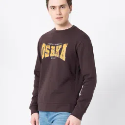 red tape Men Printed Regular Fit Crew-Neck Sweatshirt image 2