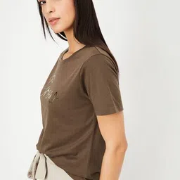 max Women Stylised Fit T-Shirt image 2