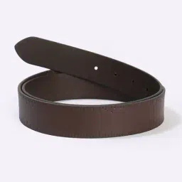 dnmx Men Leather Belt with Buckle Closure image 2