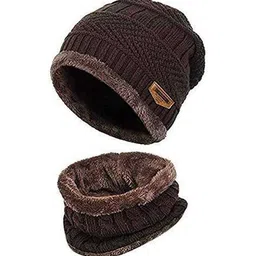 alamos Unisex Knitted Beanie with Logo Patch image 2