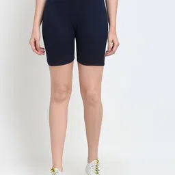 jinfo Women Pack of 3 Knit Shorts with Elasticated Waistband image 2