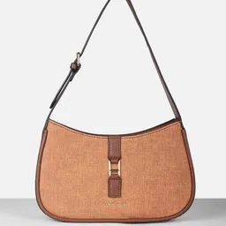 van heusen Women Colourblock Handbag with Metal Accent image 2