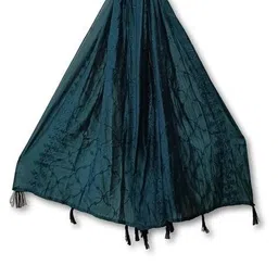 molcha by babita singh Women Embellished Dupatta with Tassels image 2