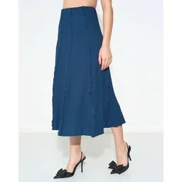 honey by pantaloons Women Pleated A-Line Skirt image 2