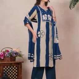 indie picks Self-design Straight Kurta Set image 2